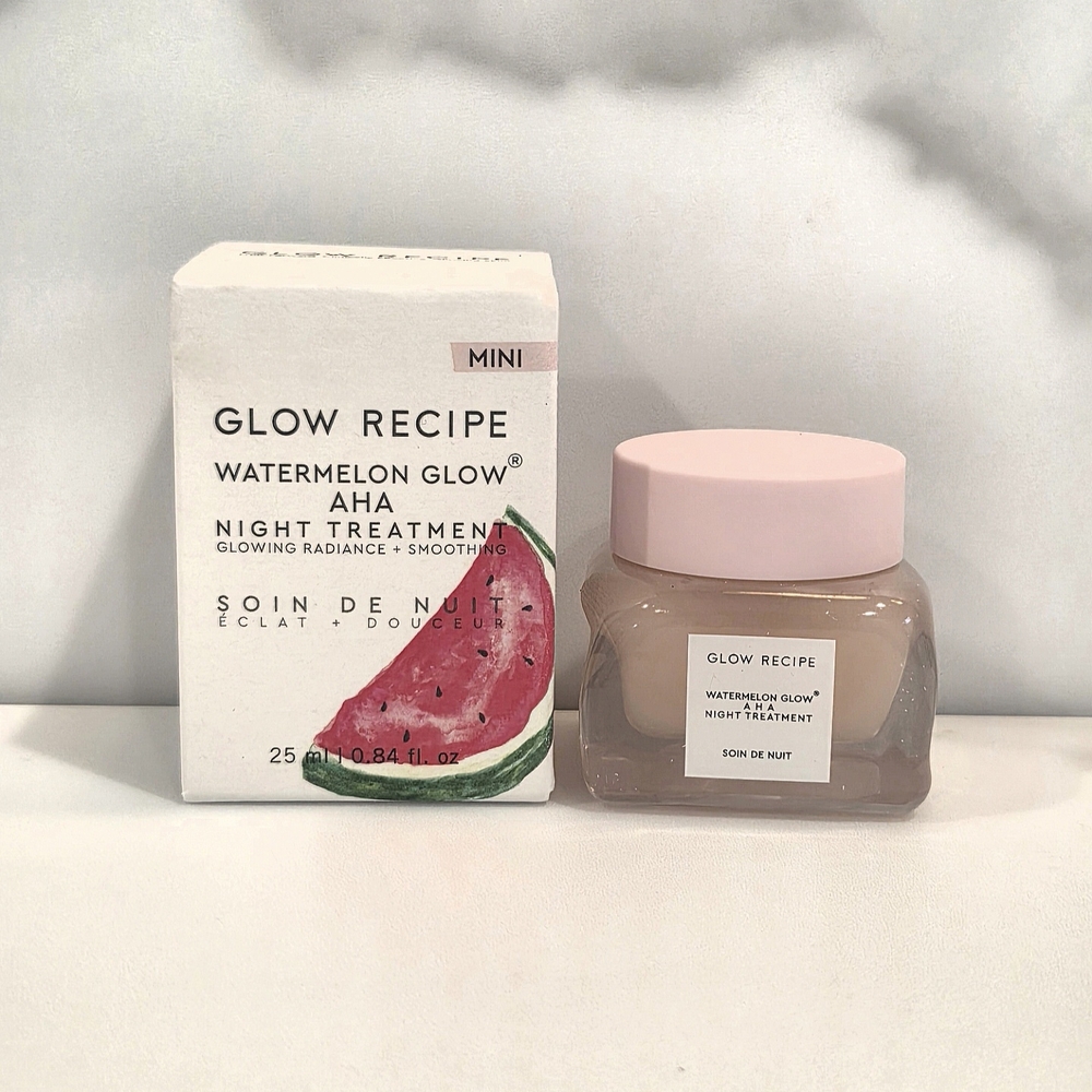 Glow Recipe Mini Watermelon Glow AHA Night Treatment 25ml/.84oz - NEW IN BOX